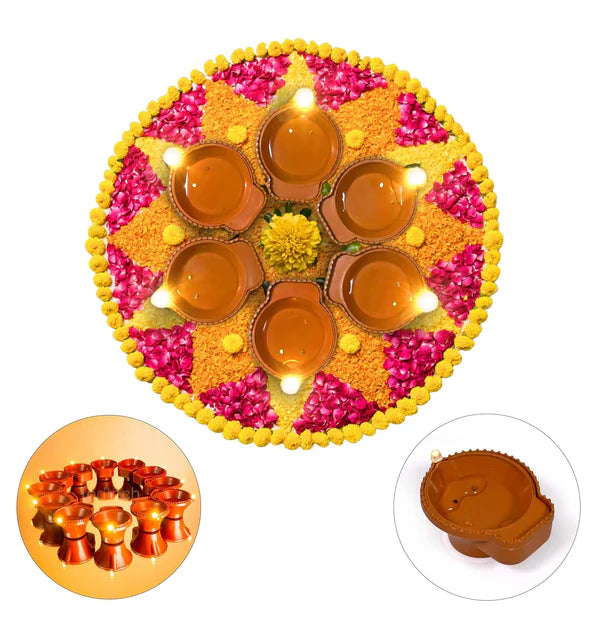 Water Sensor LED Diya - Flameless and Smokeless Ambient Lights by Diwali Diya